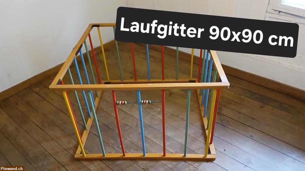 Bild 1: Gratis Laufgitter und Kinderhochsitz