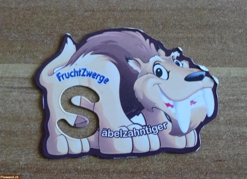 Bild 1: Kühlschrankmagnet Säbelzahntiger zu verkaufen