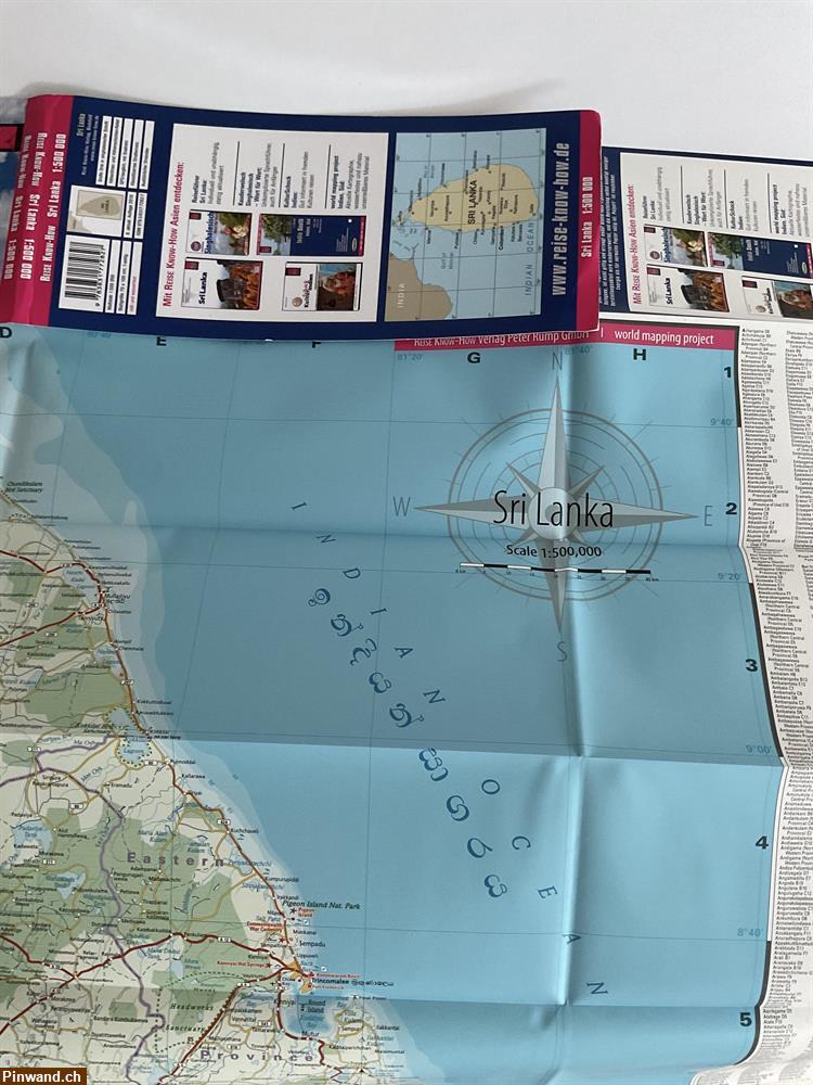 Bild 1: Sri Lanka  - Massstab 1:500 000 zu verkaufen