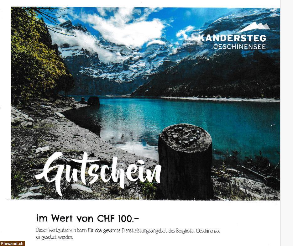 Bild 1: Gutschein - Berghotel Oeschinensee Kandersteg