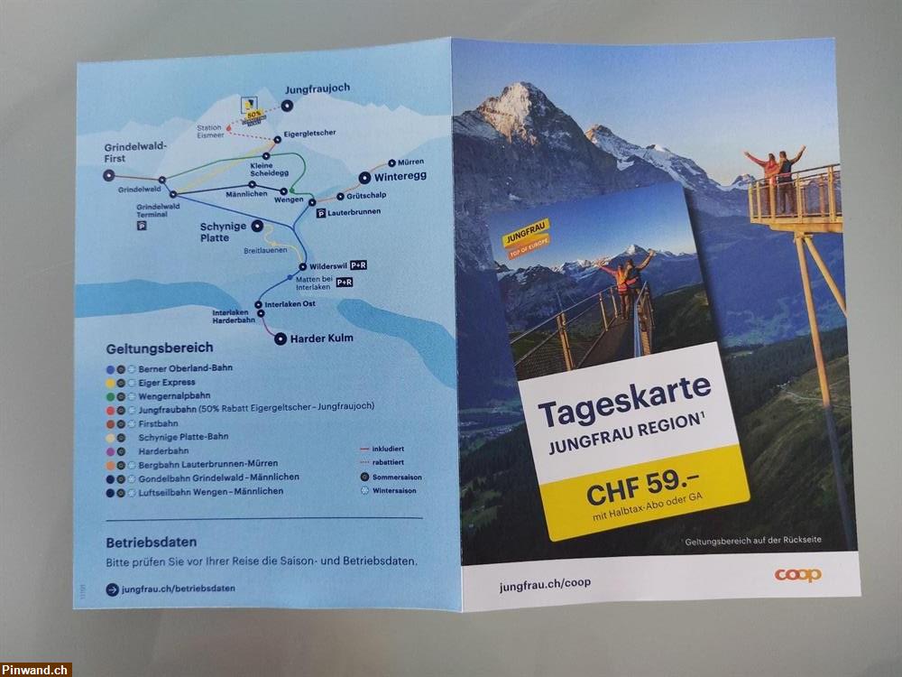 Bild 1: 2 Gutscheine Tageskarte Jungfrau Region ab Fr. 59.00