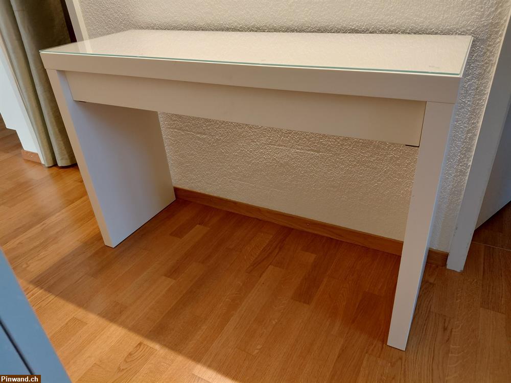 Bild 1: Schminktisch weiss (IKEA) zu verkaufen