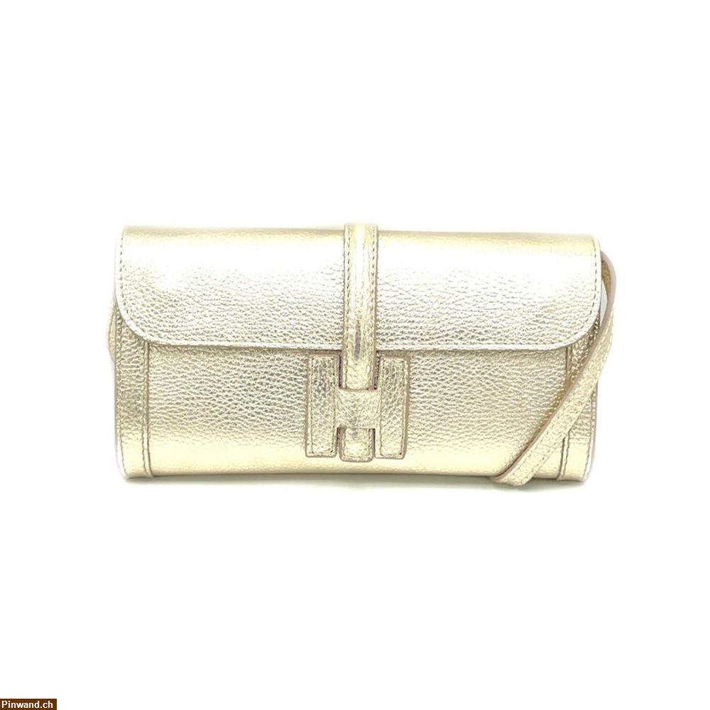 Bild 2: Clutch Schultertasche aus Leder zu verkaufen