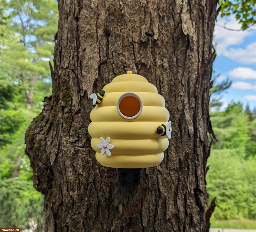 Bild 1: Nistkasten Bienenkorb | 3D-gedruckt aus der Schweiz
