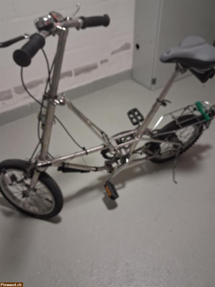 Bild 1: Klappfahrrad aus rostfreien Chromnickelstahl zu verkaufen