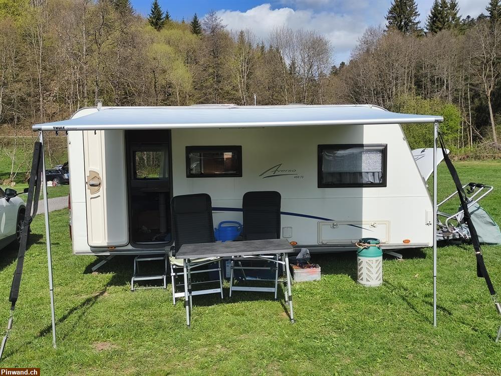 Bild 1: Occasion Wohnwagen Bürstner Averso 450 TS - TOP!