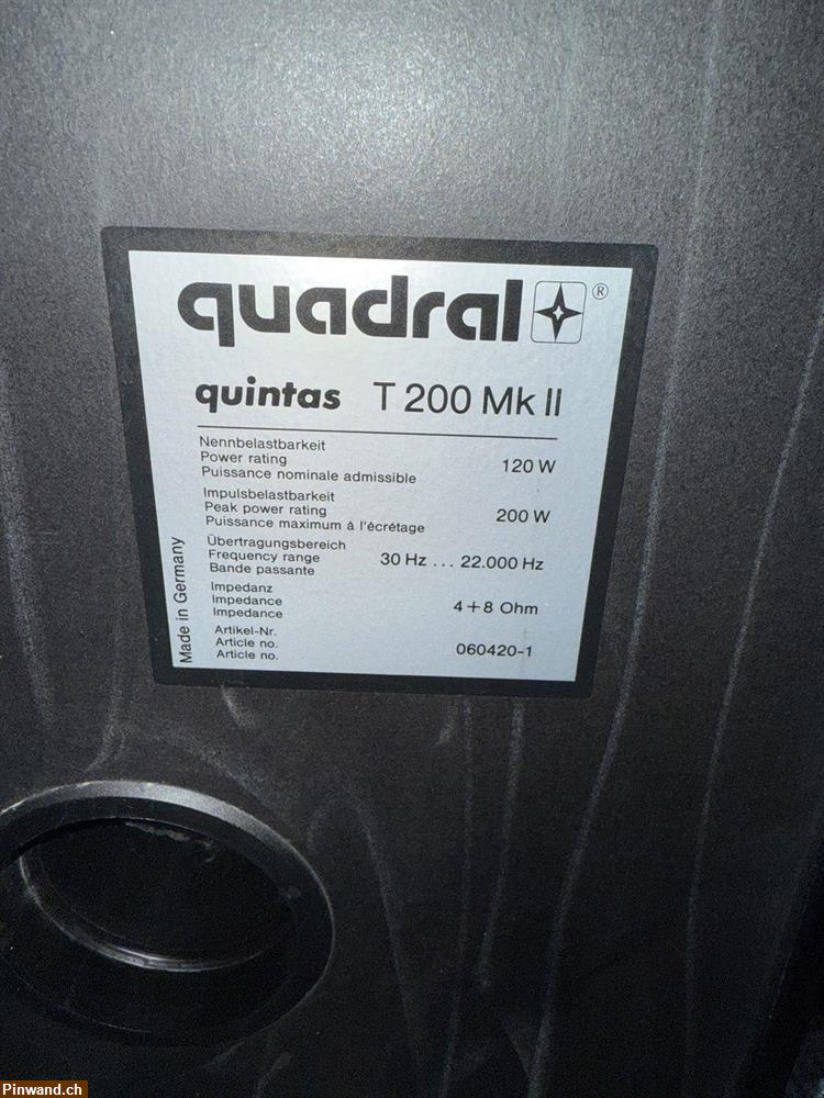 Bild 5: Quadral Quintas Standlautsprecher Top T 200 MK ll