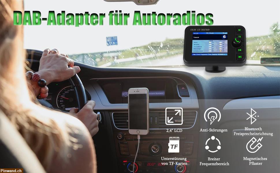 Bild 8: DAB+ Anbindung UKW Radios Neu DAB+ Empfangen
