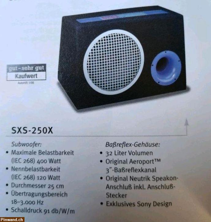 Bild 5: Bass BOX SONY Sony SXS-250X Demomodel zu verkaufen