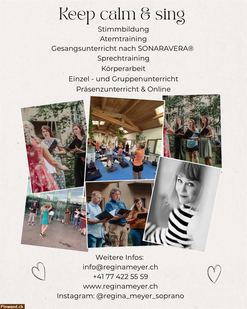 Bild 1: Keep calm & Sing