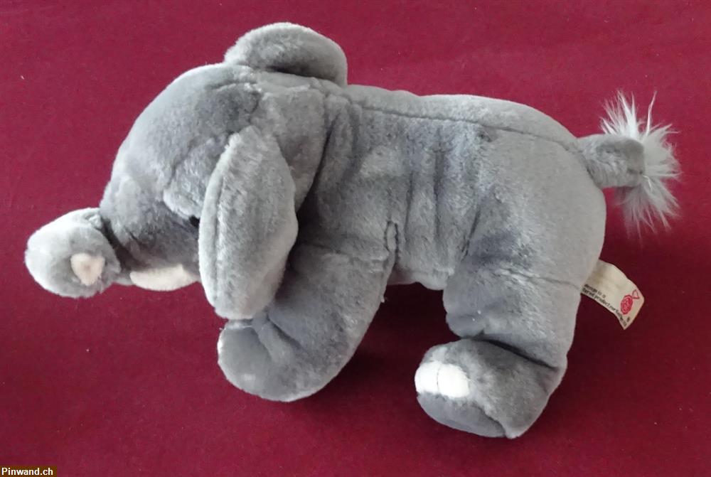 Bild 2: grauer Kuschel-Elefant zu verkaufen