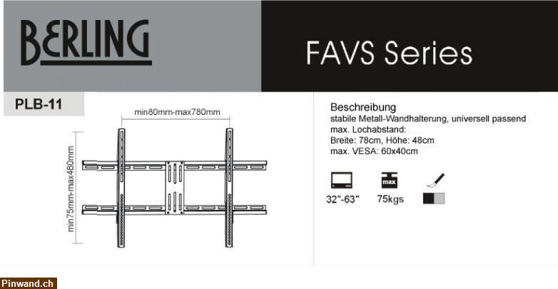 Bild 2: Wandhalter TV Halter Wandaufhängung zu verkaufen