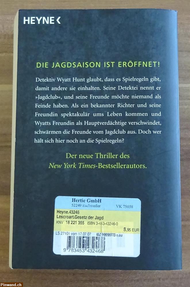 Bild 2: Das Gesetz der Jagd von John Lescroart