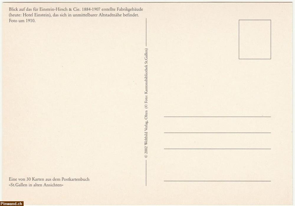Bild 8: Lot Ansichtskarten von St. Gallen um 1900