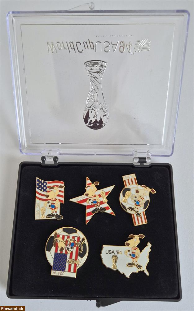 Bild 1: WorldCup USA 94 – Sammler-Pin, Set in Originalbox