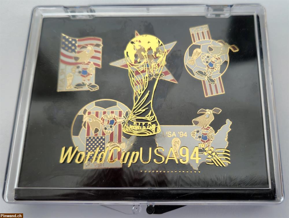 Bild 2: WorldCup USA 94 – Sammler-Pin, Set in Originalbox