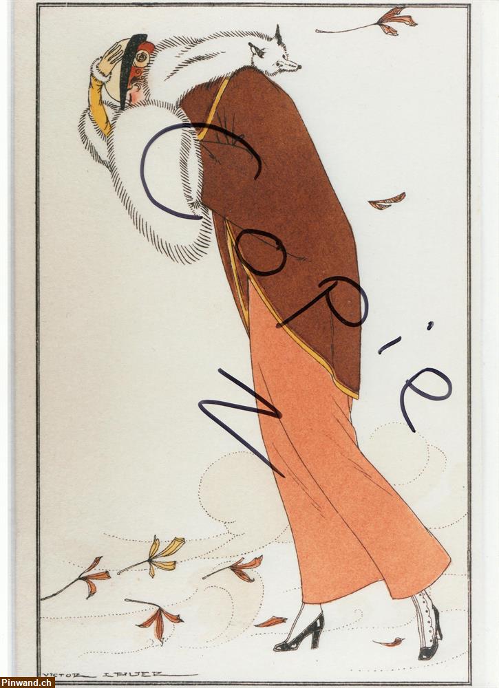 Bild 3: Damenmode von Victor Lhuer, (Lithoansicht um 1914)
