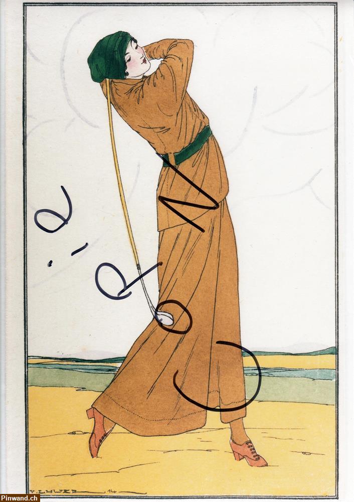Bild 5: Damenmode von Victor Lhuer, (Lithoansicht um 1914)