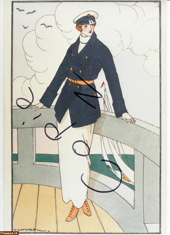 Bild 7: Damenmode von Victor Lhuer, (Lithoansicht um 1914)