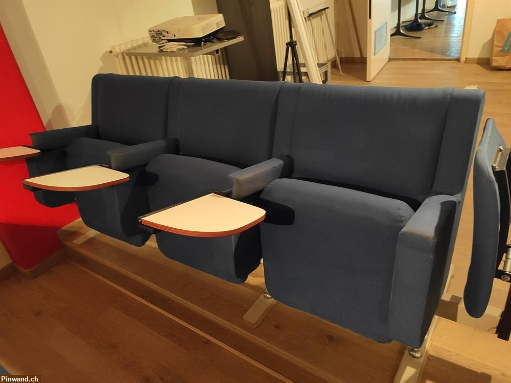 Bild 3: Kinosessel-Reihe mit 3 Plätzen zu verkaufen