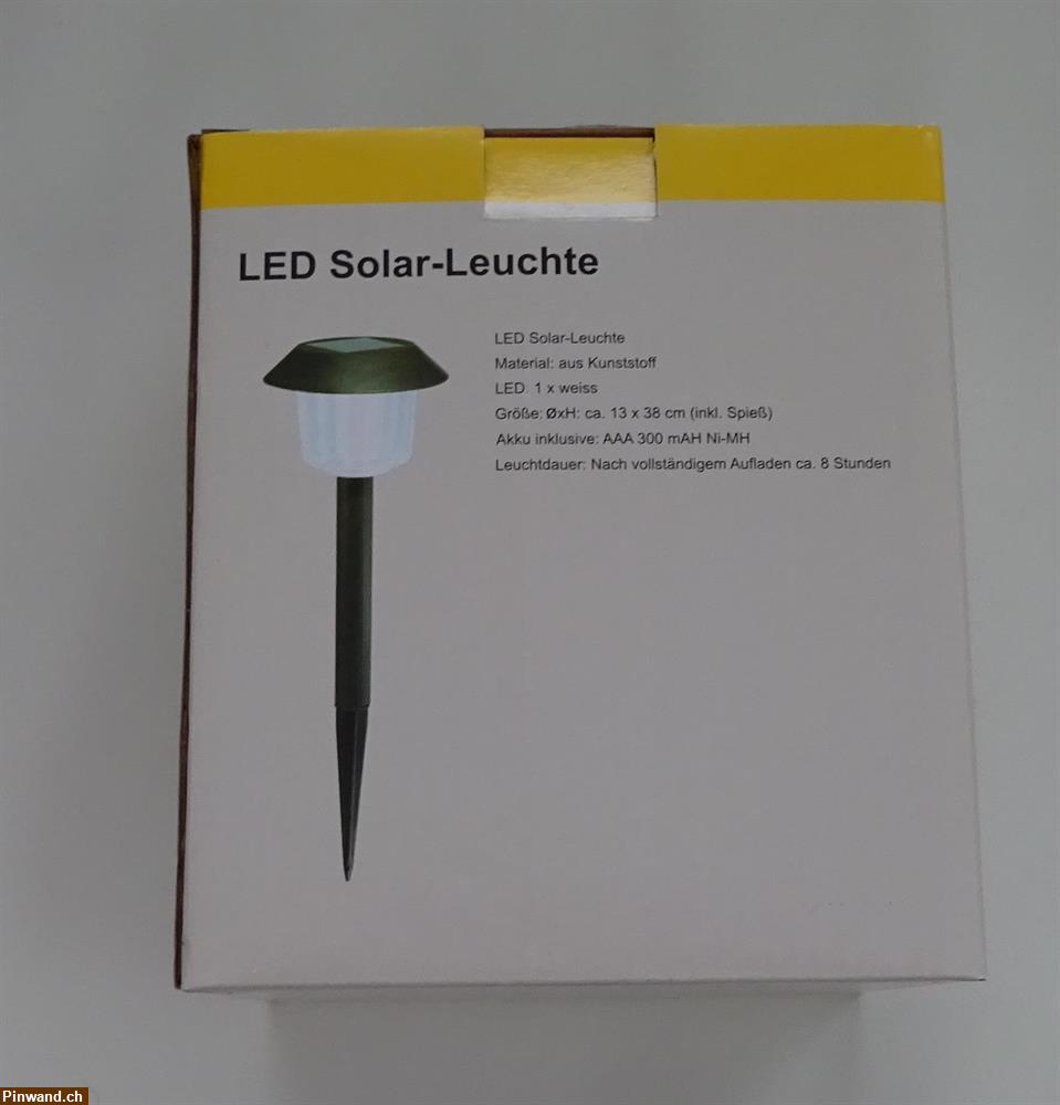 Bild 1: LED Solar-Leuchte zu verkaufen
