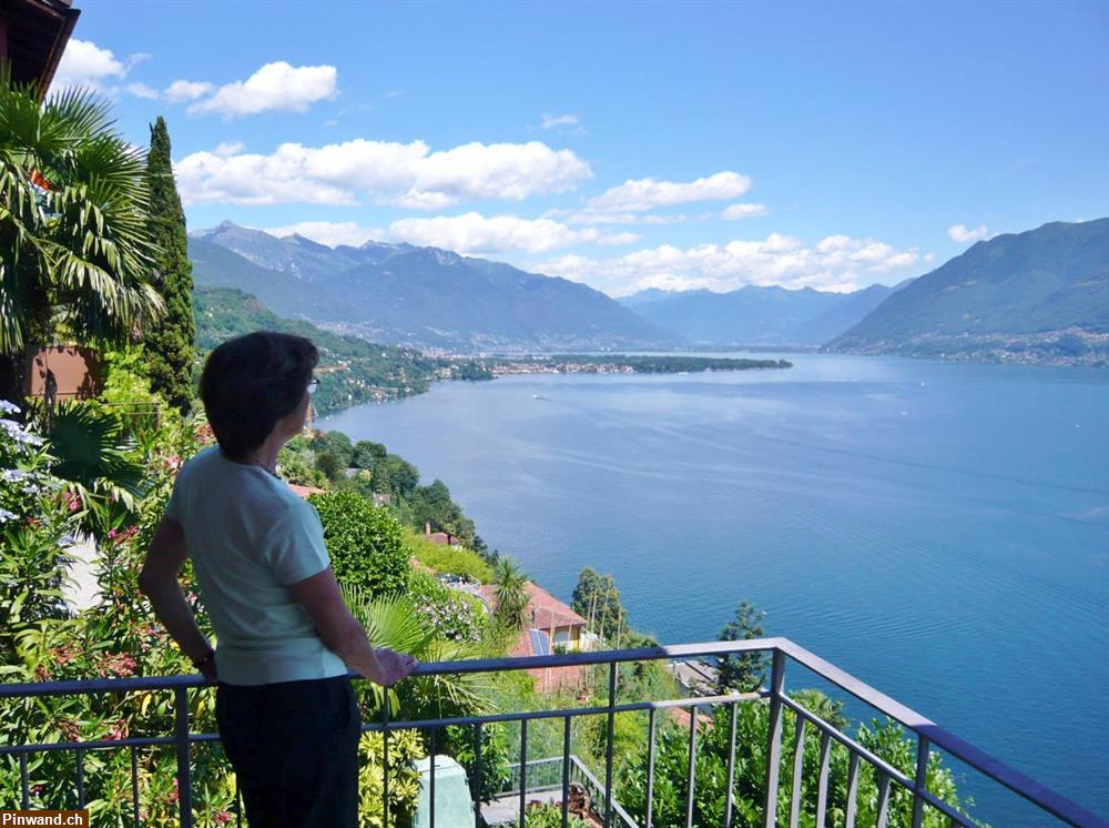 Bild 1: Ferienwohung mit Top-Aussicht über den Lago Maggiore