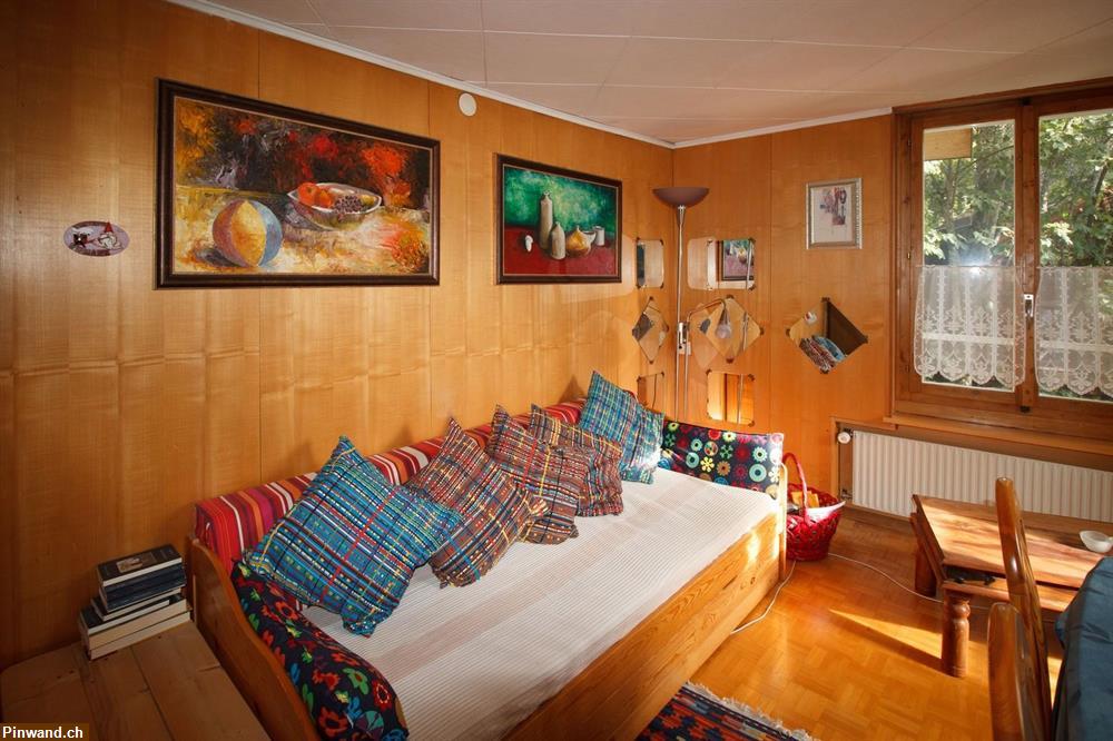 Bild 2: Gemütliche 3.5-Zimmerwohnung, Chalet-Style, 2 Balkone, im Zentrum Leukerbad
