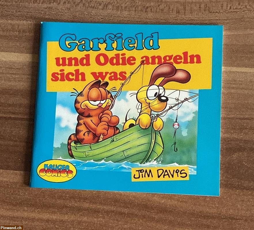 Bild 1: Garfield und Odie angeln sich was zu verkaufen