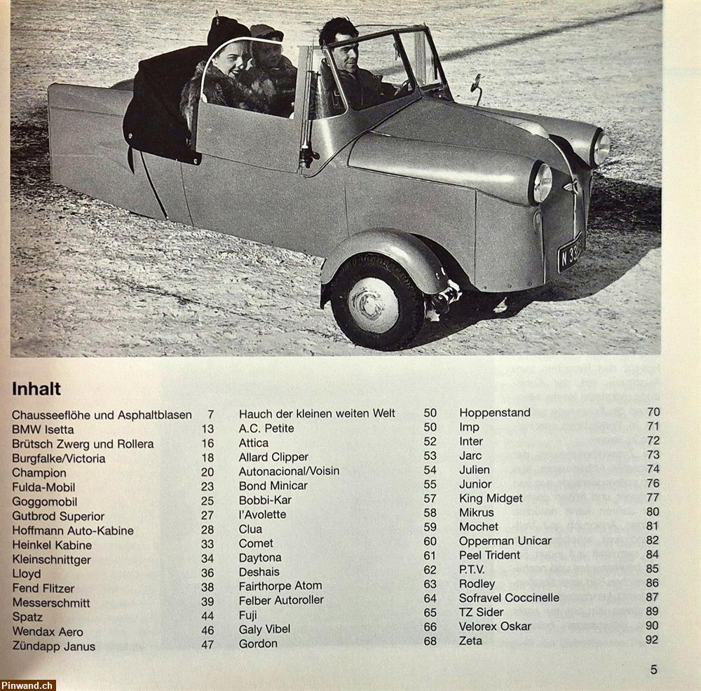 Bild 2: Weihnachtsgeschenk: Kleinstwagen und Kabinenroller 1945-1965