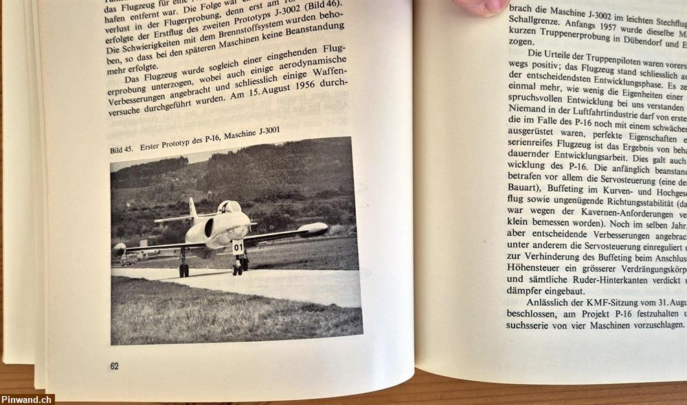 Bild 6: Schweizerische Strahlflugzeuge und Strahltriebwerke - 1975