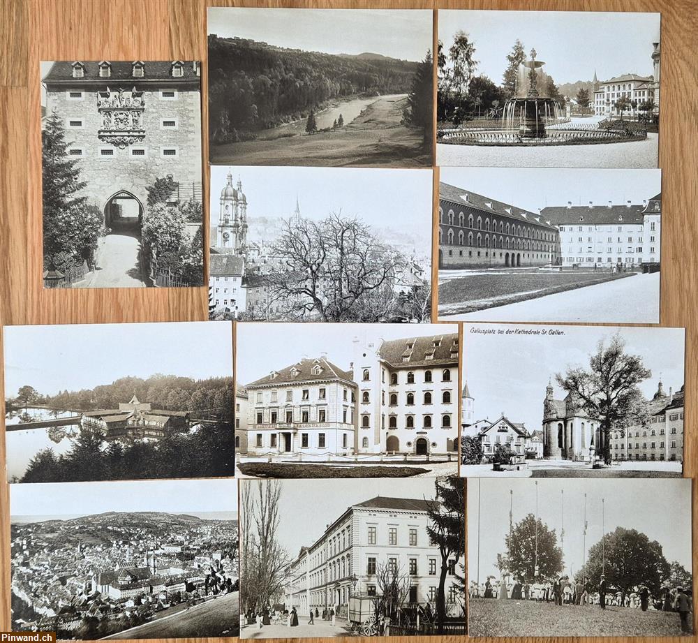 Bild 1: 11 Ansichtskarten von St.Gallen zu verkaufen