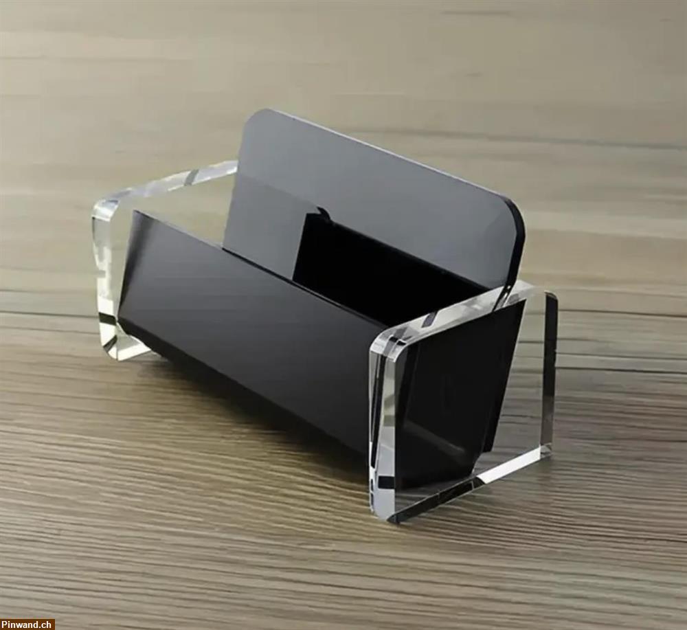 Bild 1: Neuer, eleganter Acryl-Visitenkartenhalter