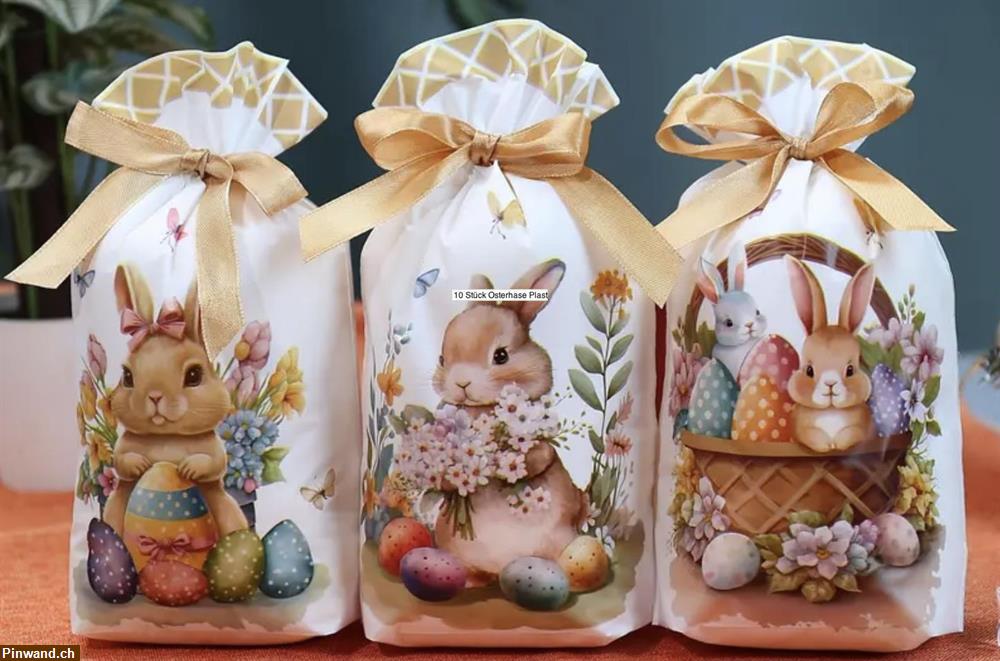 Bild 1: 10 Stück Osterhase Geschenktaschen zu verkaufen