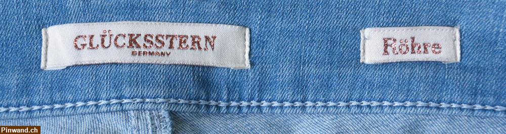 Bild 3: Damen Jeans/Hose von Glücksstern mit Reissverschluss, Röhre