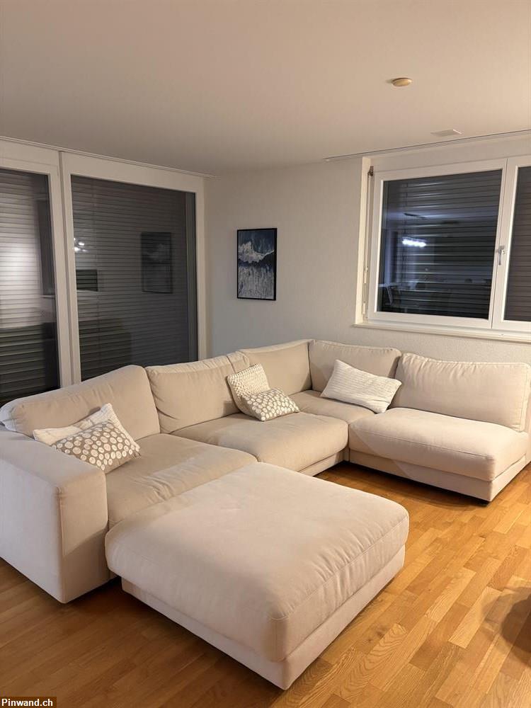 Bild 1: Beige Wohnlandschaft | Sofa / Couch