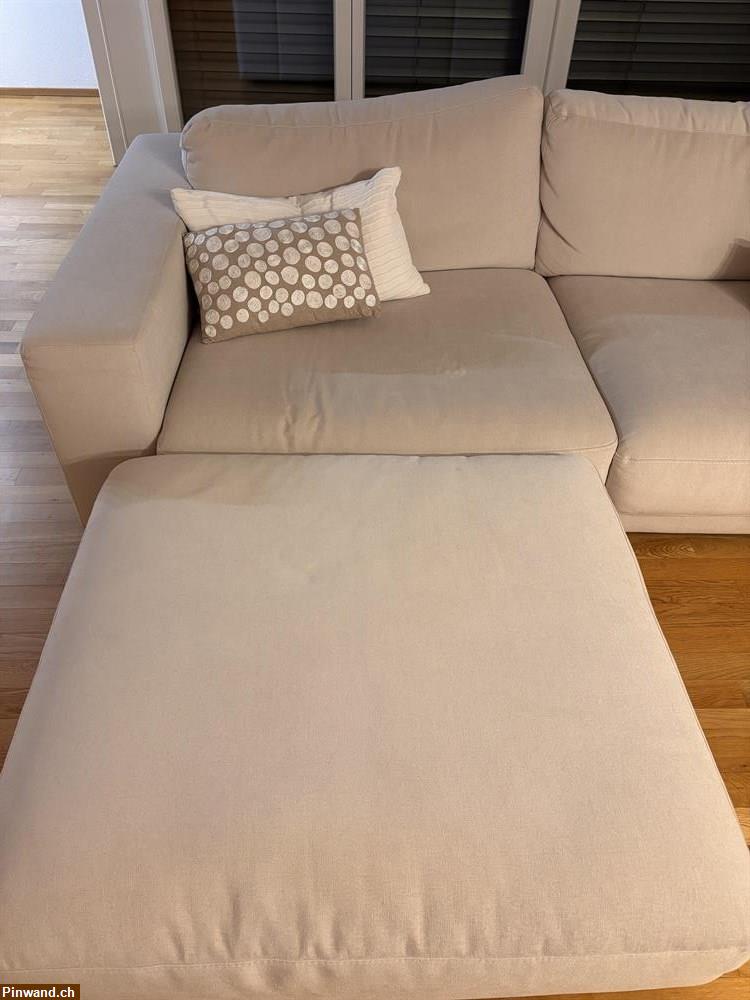 Bild 2: Beige Wohnlandschaft | Sofa / Couch