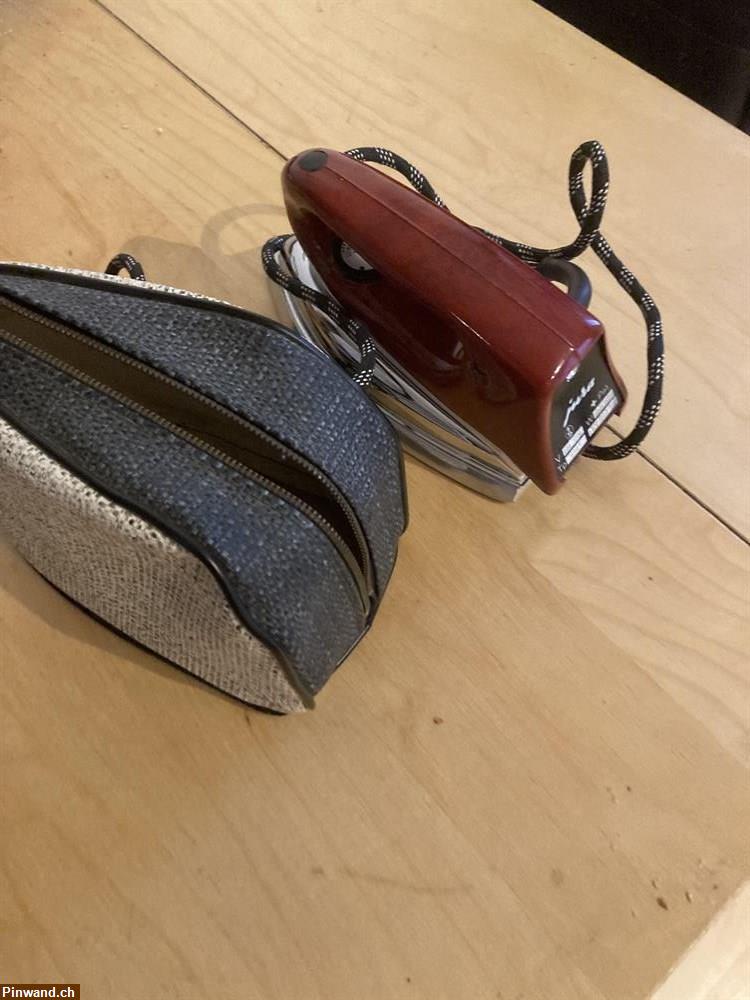 Bild 1: Mini Reise Bügeleisen, VINTAGE JURA mit Etui