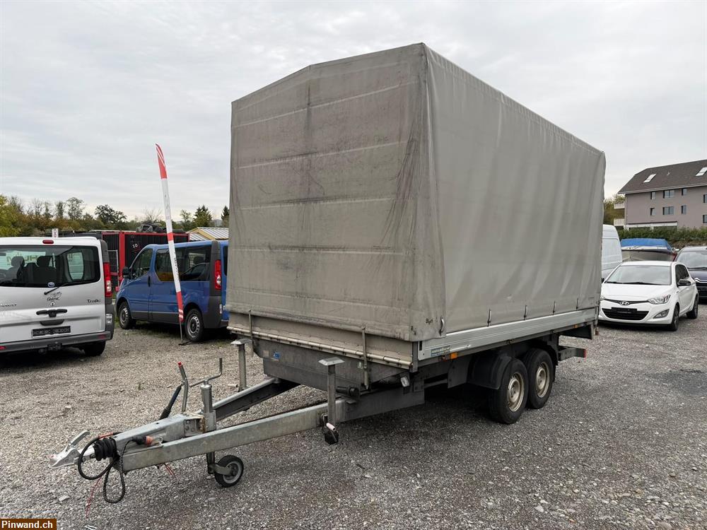 Bild 2: TOP Anhänger HUMBAUR HT 3500 Occasion mit Hebebühne