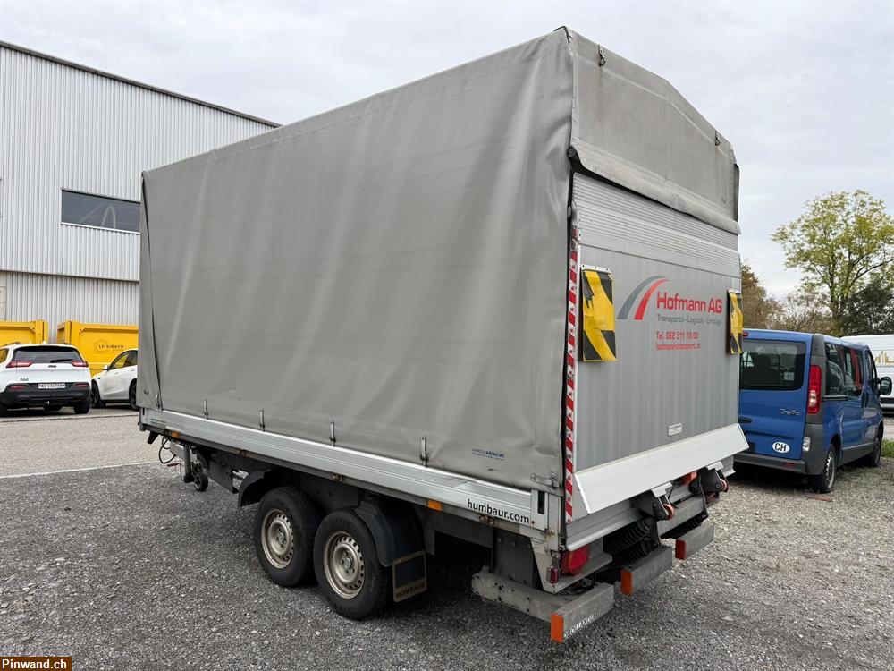 Bild 4: TOP Anhänger HUMBAUR HT 3500 Occasion mit Hebebühne